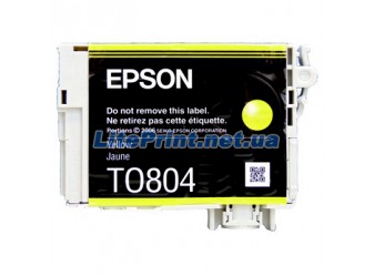 Оригинальный картридж Epson T0804, Yellow